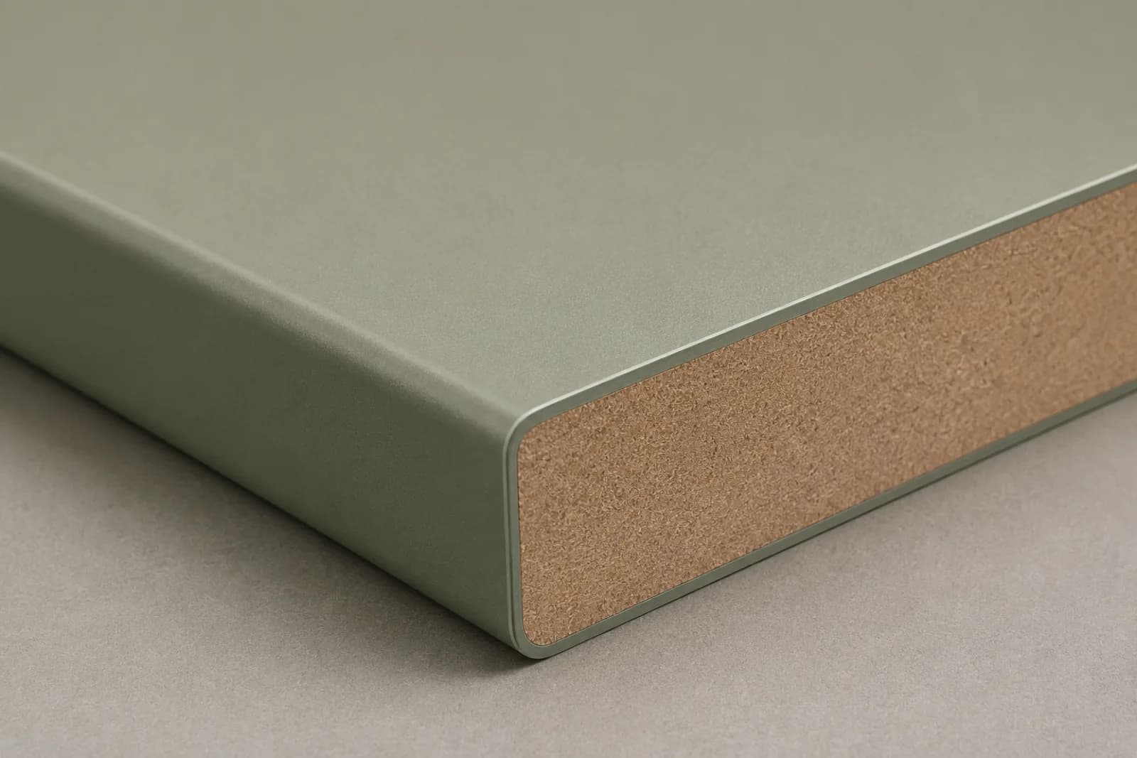 Structura MDF Înfoliat — muchie și miez